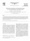 Research paper thumbnail of Performance simulation and experimental testing of a novel thermoelectric heat pump system