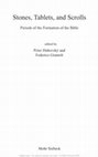 Research paper thumbnail of Dubovský, Peter. "The Birth of Israelite Historiography: A Comparative Study of 2 Kings 13–14 and Ninth‒Eighth-Century Bce Levantine Historiographies." In Stones, Tablets, and Scrolls, edited by Peter Dubovský and Federico Giuntoli, ArcB 3, 65-111. Tübingen: Mohr Siebeck, 2020.