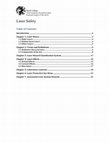 Research paper thumbnail of Laser Safety