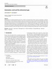 Research paper thumbnail of Automation, work and the achievement gap