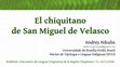 Research paper thumbnail of El chiquitano de San Miguel de Velasco