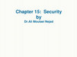 Research paper thumbnail of Chapter 15: Security by operating systems