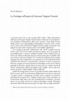 Research paper thumbnail of La Zoologia nell’opera di Giovanni Targioni Tozzetti