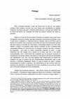 Research paper thumbnail of Prólogo, de Giorgio Agamben