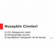 Research paper thumbnail of Cinn Suresini Son İki Nebi Arası Hristiyanlıkla Bağı