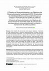 Research paper thumbnail of O Direito ao Desenvolvimento e os Objetivos de Desenvolvimento Sustentável (ODS). O princípio da interdependência como parâmetro para a criação e manutenção das políticas públicas