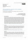 Research paper thumbnail of Gerencia profesional y contratación pública estratégica: una perspectiva comparada / Professional management and strategic public procurement. A comparative perspective