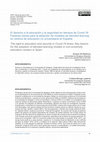 Research paper thumbnail of El derecho a la educación y la seguridad en tiempos de Covid-19: Factores claves para la adopción de modelos de blended learning en centros de educación no universitaria en España / The right to education and security in Covid-19 times: Key factors for the adoption of blended learning models in...