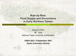 Research paper thumbnail of Rule by Rice: Food Supply and Governance in Early Northern Taiwan