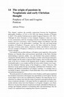 Research paper thumbnail of The origin of passions in Neoplatonic and early Christian thought. Porphyry of Tyre and Evagrius Ponticus