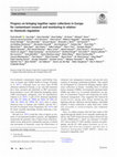 Research paper thumbnail of Progress on bringing together raptor collections in Europe for contaminant research and monitoring in relation to chemicals regulation