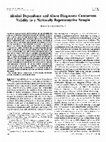 Research paper thumbnail of Alcohol Dependence and Abuse Diagnoses: Concurrent Validity in a Nationally Representative Sample