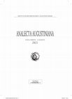 Research paper thumbnail of Nota sulla documentazione archivistica agostiniana nei fondi dell'Archivio Apostolico Vaticano [Published in: Analecta Augustiniana 84 (2021), pp. 269-277]