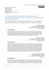 Research paper thumbnail of La implementación de las políticas de transparencia en los municipios españoles de mayor población: ¿path dependency o shock institucional? / The implementation of transparency policies in most populated Spanish municipalities: path dependency or institutional shock?