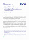 Research paper thumbnail of 25 Years of HOW: A Celebration of Language Teaching and Learning