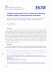 Research paper thumbnail of Language Assessment Literacy: Insights for Educating English Language Teachers through Assessment