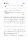 Research paper thumbnail of Trends in Suicide Mortality in South Africa, 1997 to 2016