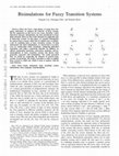 Research paper thumbnail of CAO, CHEN, AND KERRE: BISIMULATIONS FOR FUZZY TRANSITION SYSTEMS 1 Bisimulations for Fuzzy Transition Systems