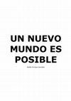 Research paper thumbnail of UN NUEVO MUNDO ES POSIBLE