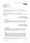 Research paper thumbnail of ¿Administraciones públicas inclusivas?: la implementación de la normativa sobre el acceso de las mujeres con discapacidad al empleo público / Inclusive public administrations?: the implementation of the legislation on the access of women with disabilities to public employment