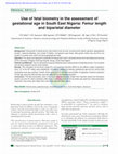 Research paper thumbnail of Use of fetal biometry in the assessment of gestational age in South East Nigeria: Femur length and biparietal diameter