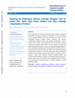 Research paper thumbnail of Exploring the Relationship between Listening Strategies Used by Iranian EFL Senior High School Students and Their Listening Comprehension Problems