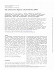 Research paper thumbnail of New primary renal diagnosis codes for the ERA-EDTA