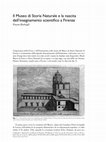 Research paper thumbnail of Il Museo di Storia Naturale e la nascita dell'insegnamento scientifico a Firenze