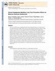 Research paper thumbnail of School Engagement Mediates Long-Term Prevention Effects for Mexican American Adolescents