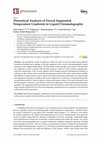 Research paper thumbnail of Theoretical Analysis of Forced Segmented Temperature Gradients in Liquid Chromatography