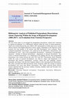 Research paper thumbnail of Bibliometric Analysis of Published Postgraduate Dissertations About Clustering Within the Scope of Regional Development (2006-2017): An Evaluation from Tourism Perspective