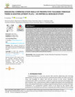 Research paper thumbnail of ENHANCING COMMUNICATION SKILLS OF PROSPECTIVE TEACHERS THROUGH THERU-K-KOOTHU (STREET PLAY) -AN EMPIRICAL RESEARCH STUDY