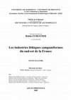 Research paper thumbnail of Les industries lithiques campaniformes du sud-est de la France