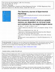 Research paper thumbnail of Environmental context effects on episodic memory are dependent on retrieval mode and modulated by neuropsychological status