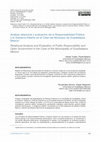 Research paper thumbnail of Análisis relacional y evaluación de la Responsabilidad Pública y el Gobierno Abierto en el Caso del Municipio de Guadalajara, México / Relational Analysis and Evaluation of Public Responsibility and Open Government in the Case of the Municipality of Guadalajara, Mexico