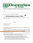 Research paper thumbnail of Herramientas de autor : Parte 1