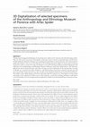 Research paper thumbnail of 3D Digitalization of selected specimens of the Anthropology and Ethnology Museum of Florence with Artec Spider