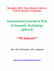 Research paper thumbnail of December 2022: Top 10  Read Articles in Web & Semantic Technology