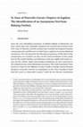 Research paper thumbnail of St Isaac of Nineveh's Gnostic Chapters in Sogdian. The Identification of an Anonymous Text from Bulayiq (Turfan)