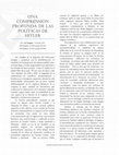 Research paper thumbnail of UNA COMPRENSIÓN PROFUNDA DE LAS POLÍTICAS DE HITLER