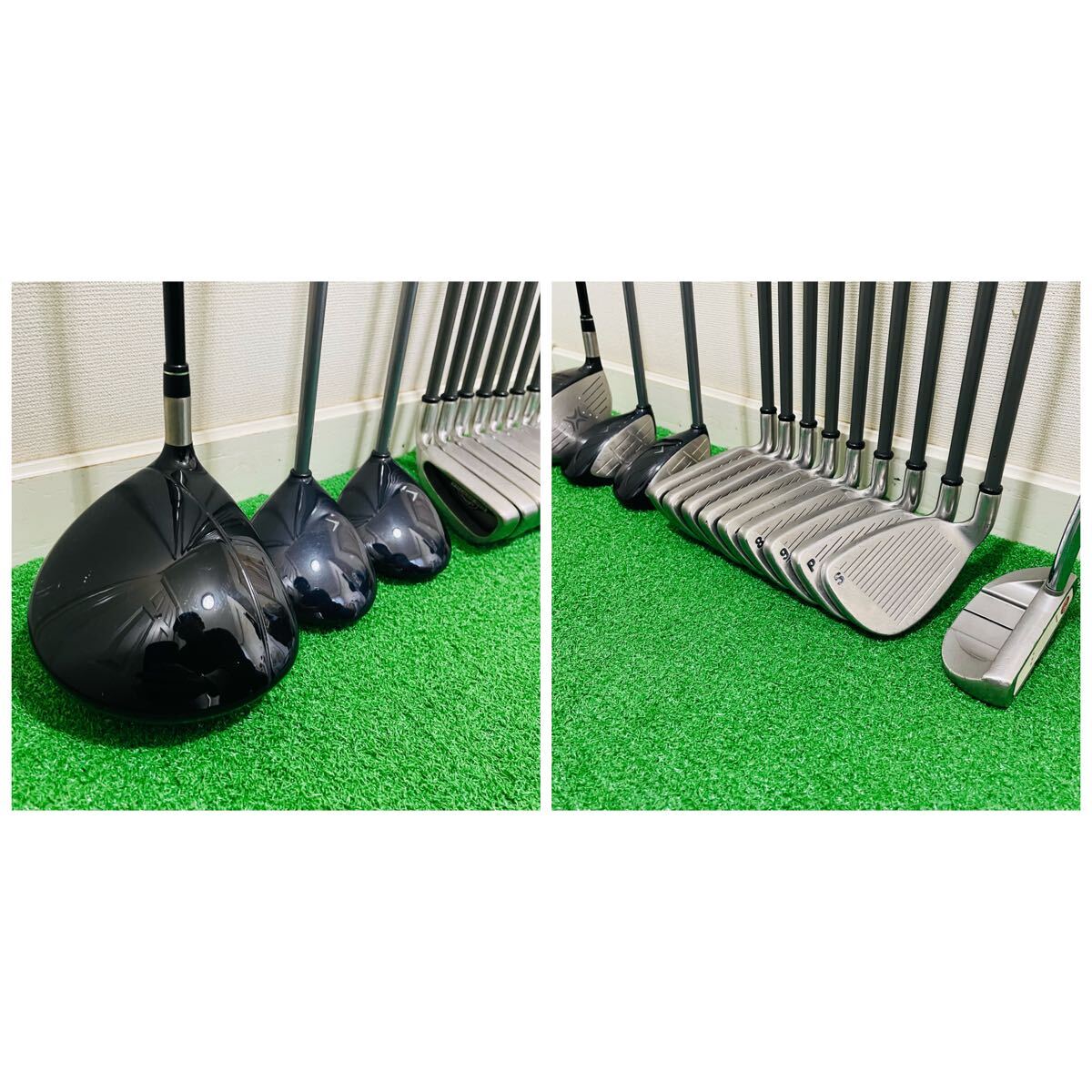 7979 Callaway キャロウェイ メンズ 右利き ゴルフクラブセット 13本 フレックスS キャディバッグ付き RAZR BIG BERTHA ODYSSEY 送料無料