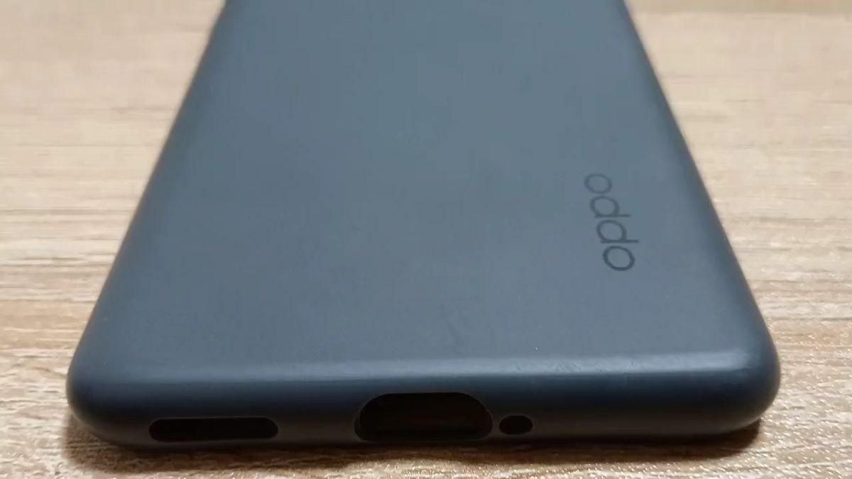 Oppo reno10 pro 5G用純正ケースグレー