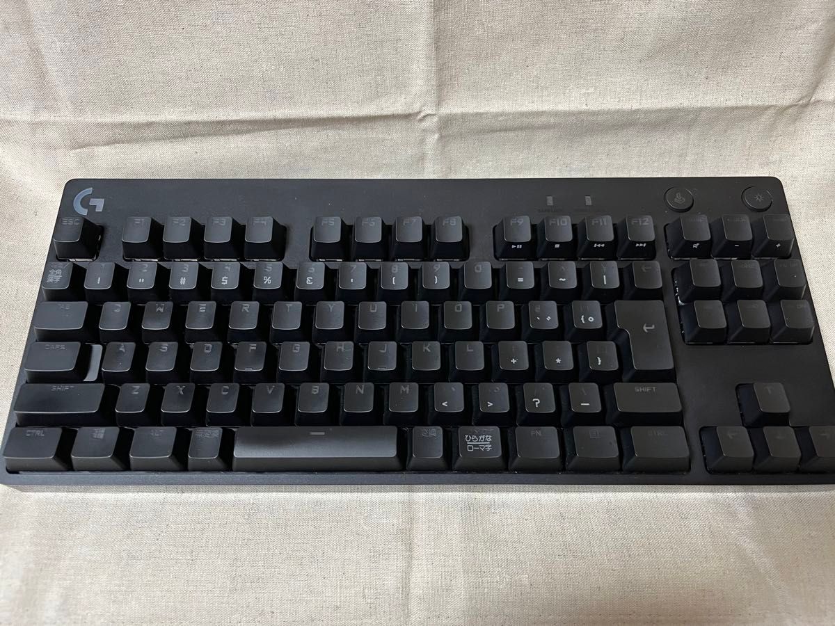 ロジクール Logicool G PRO ゲーミング キーボード テンキーレス リニア 赤軸 G-PKB-002LNd