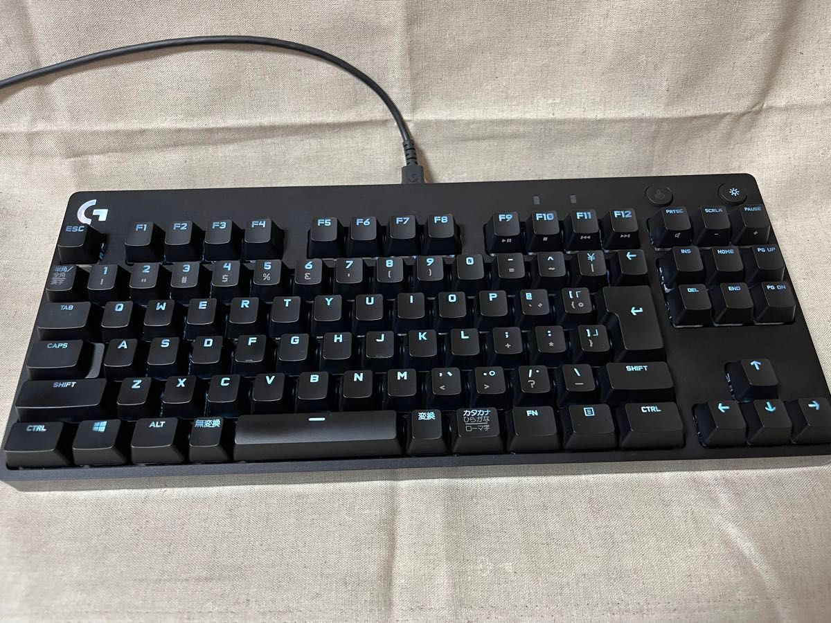 ロジクール Logicool G PRO ゲーミング キーボード テンキーレス リニア 赤軸 G-PKB-002LNd