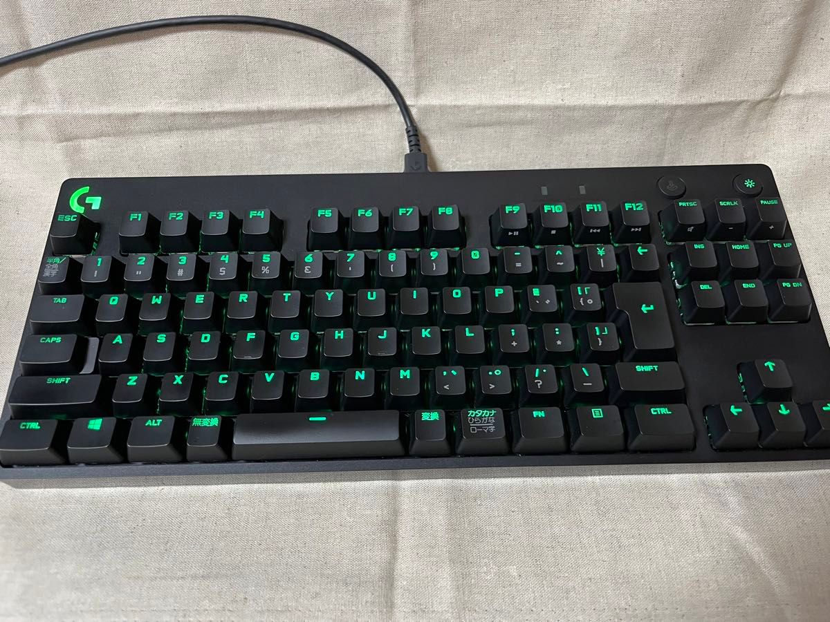 ロジクール Logicool G PRO ゲーミング キーボード テンキーレス リニア 赤軸 G-PKB-002LNd