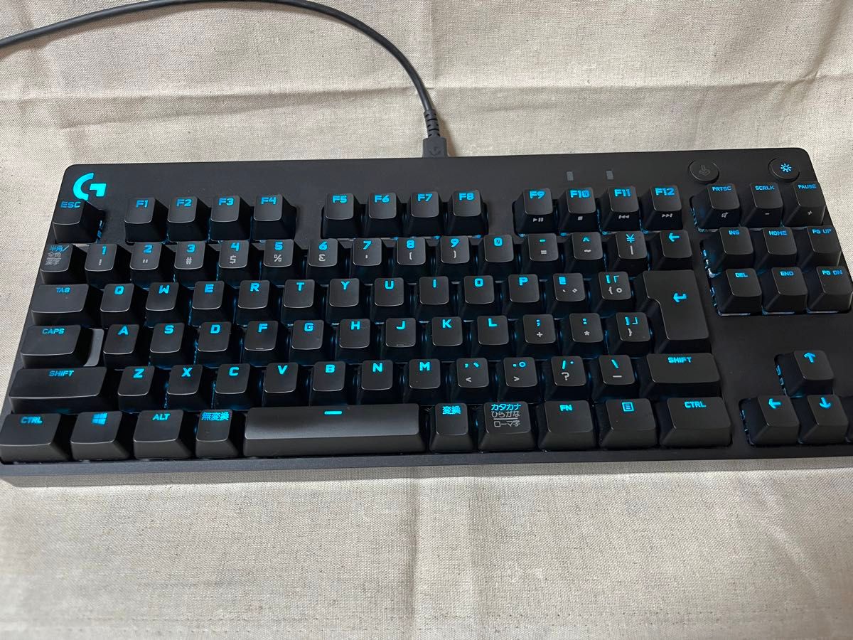 ロジクール Logicool G PRO ゲーミング キーボード テンキーレス リニア 赤軸 G-PKB-002LNd