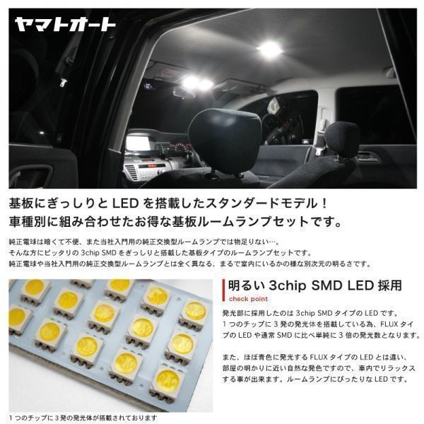 車検対応 [令和6.4～] 新型 N-VAN 後期 Lグレード エヌバン NVAN LED ルームランプ JJ1 JJ2 ホンダ 216発 4点 室内灯 カスタム パーツ