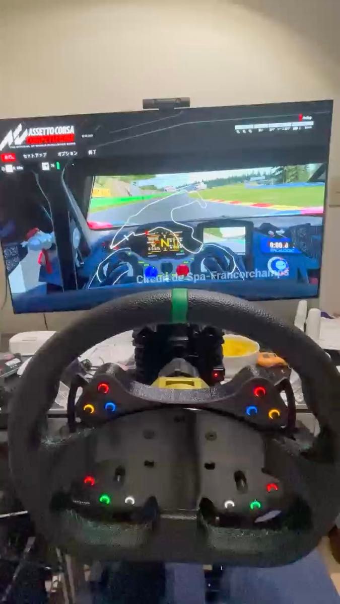 ゲーム用 ステアリングホイール HUB + D型 ホイール Fanatec Simucube Simagic Moza