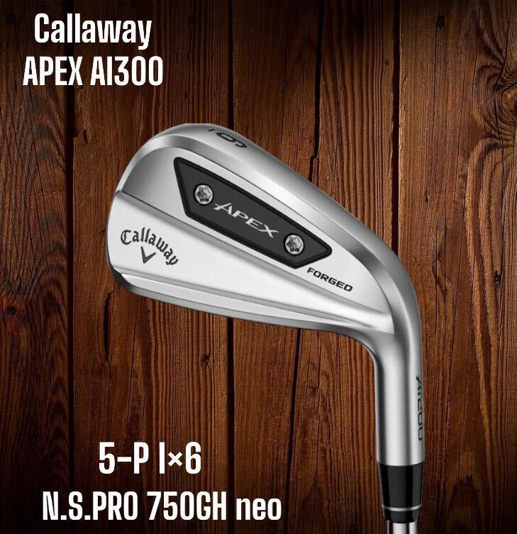 Callaway キャロウェイ APEX AI300 アイアン 5-P 6本セット N.S.PRO 750GH neo