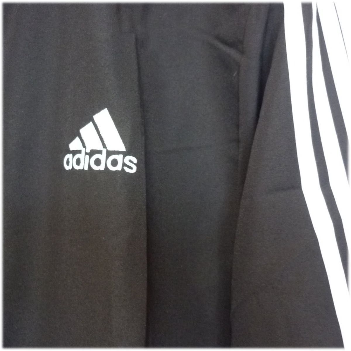 新品(メンズ2XL)(XO)アディダス adidas メンズ ジャージ上下セット トラックスーツ/黒・ブラック/レギュラーフィット